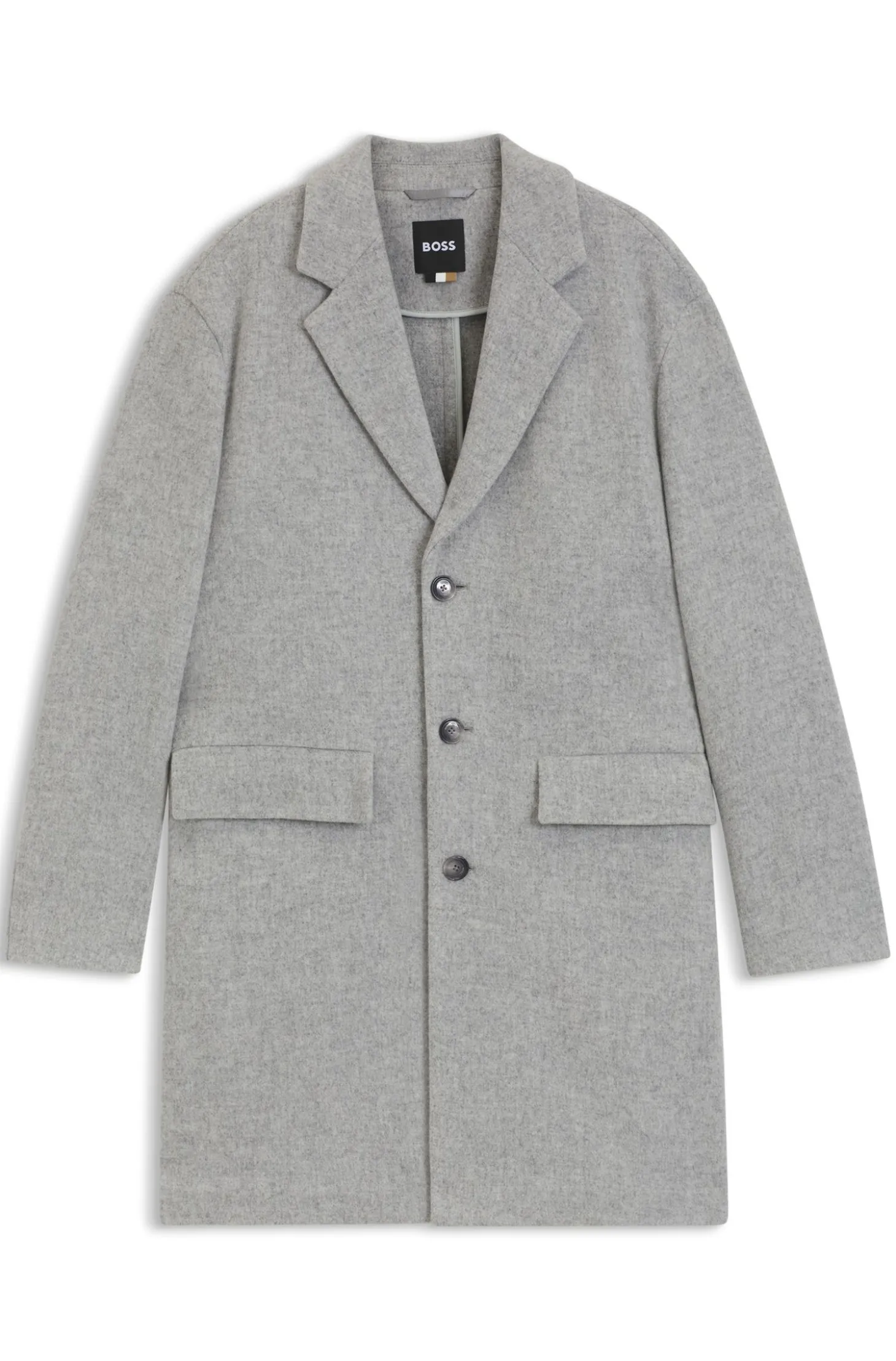 Relaxed-Fit Mantel aus Woll-Mix