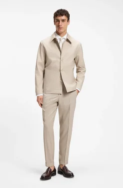 Relaxed-Fit Overshirt aus Drei-Lagen-Gewebe