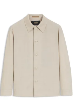 Relaxed-Fit Overshirt aus Drei-Lagen-Gewebe