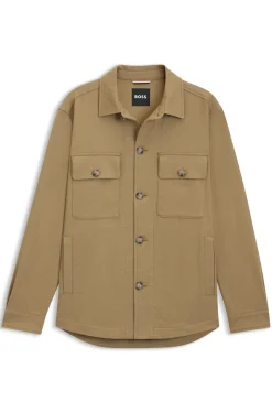 Relaxed-Fit Overshirt aus Stretch-Baumwolle mit Twill-Struktur