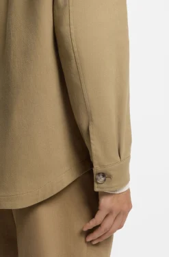 Relaxed-Fit Overshirt aus Stretch-Baumwolle mit Twill-Struktur