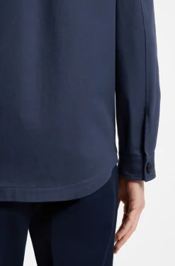 Relaxed-Fit Overshirt aus Stretch-Baumwolle mit Twill-Struktur