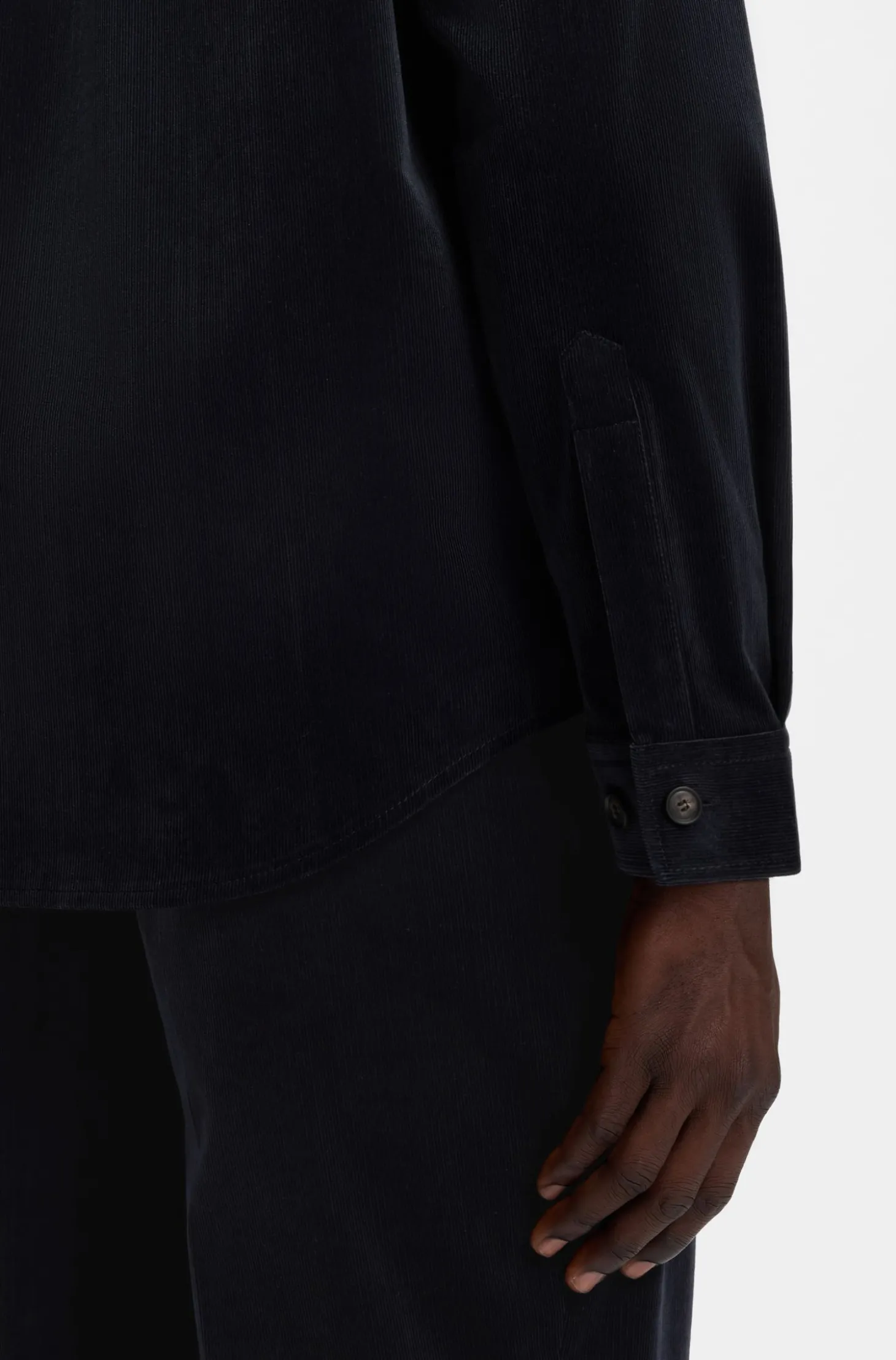 Relaxed-Fit Overshirt aus Stretch-Cord