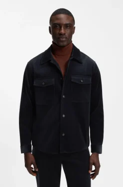Relaxed-Fit Overshirt aus Stretch-Cord