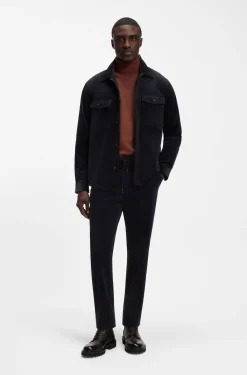 Relaxed-Fit Overshirt aus Stretch-Cord