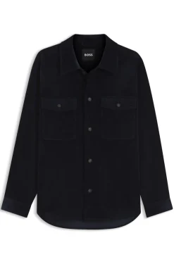 Relaxed-Fit Overshirt aus Stretch-Cord