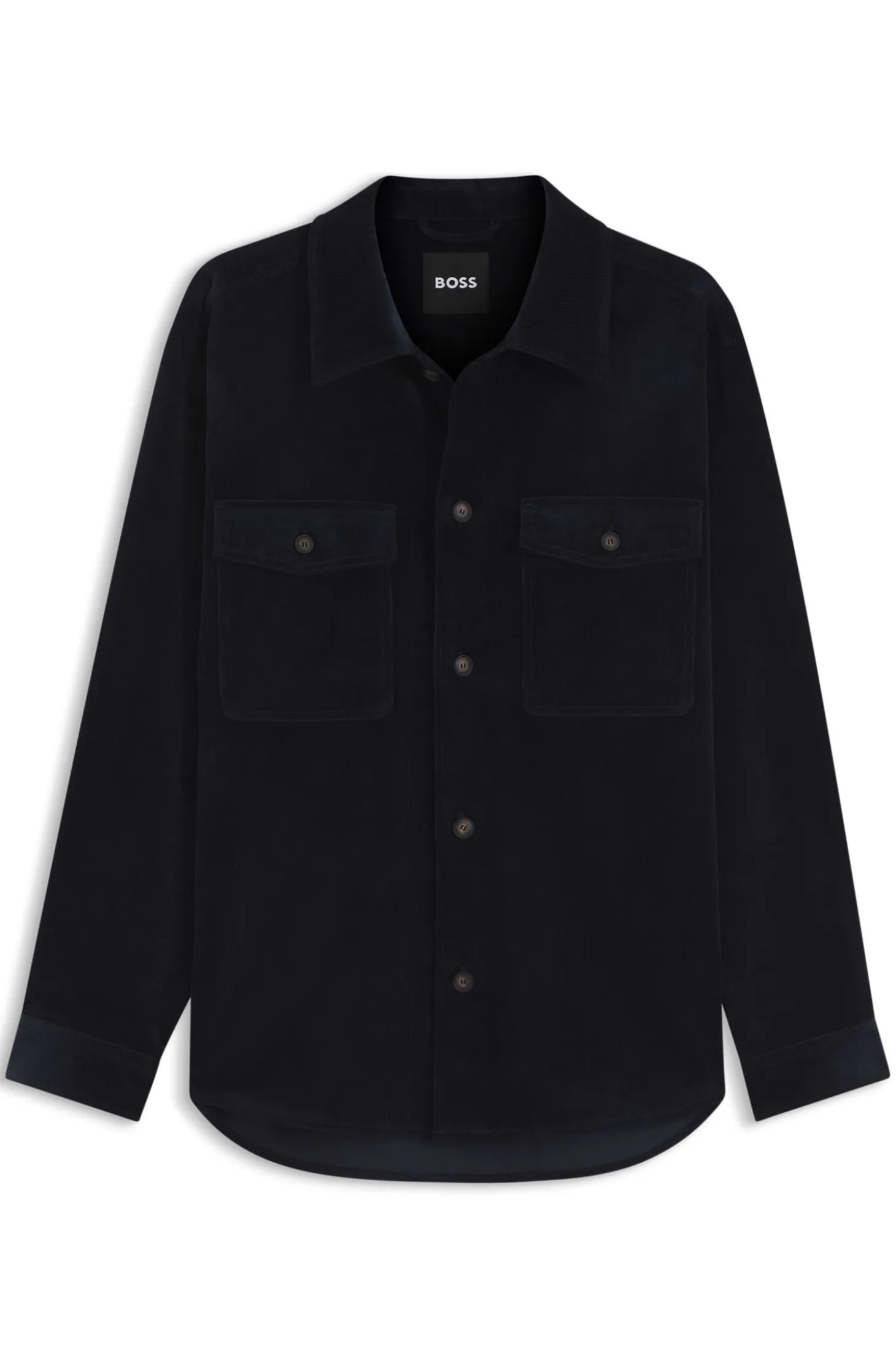 Relaxed-Fit Overshirt aus Stretch-Cord