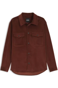 Relaxed-Fit Overshirt aus Stretch-Cord