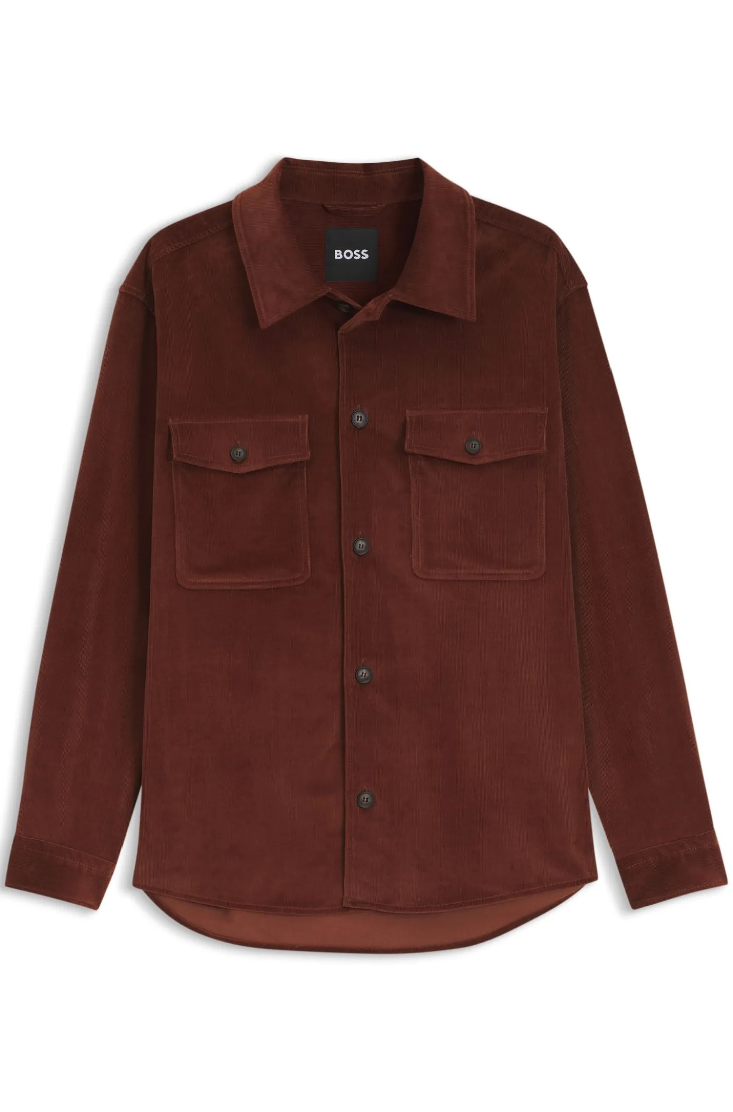Relaxed-Fit Overshirt aus Stretch-Cord