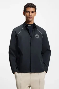 Relaxed-Fit Overshirt mit wasserabweisendem Finish