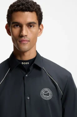 Relaxed-Fit Overshirt mit wasserabweisendem Finish