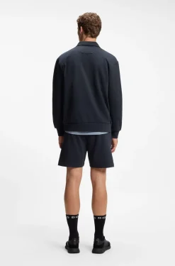 Relaxed-Fit Polo-Sweatshirt aus French Terry