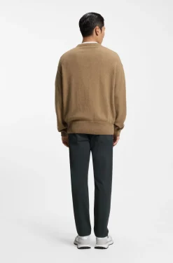 Relaxed-Fit Pullover aus Schurwolle