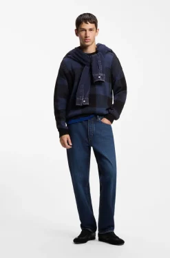 Relaxed-Fit Pullover mit Buffalo-Karo