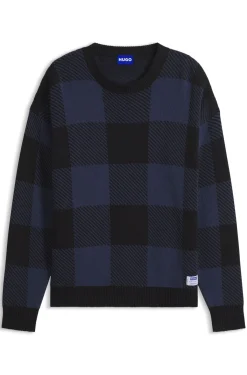 Relaxed-Fit Pullover mit Buffalo-Karo