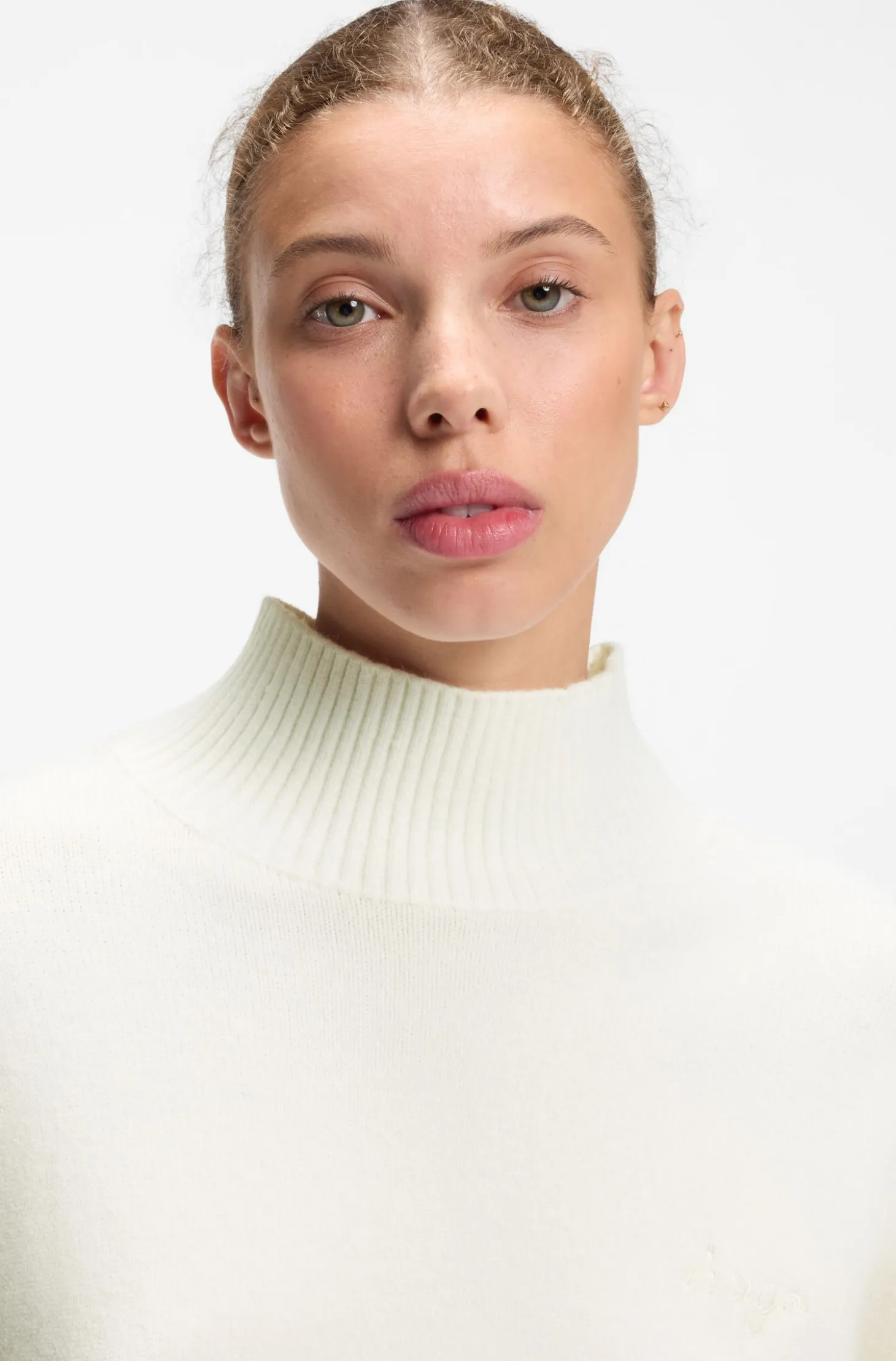 Relaxed-Fit Pullover mit Stehkragen