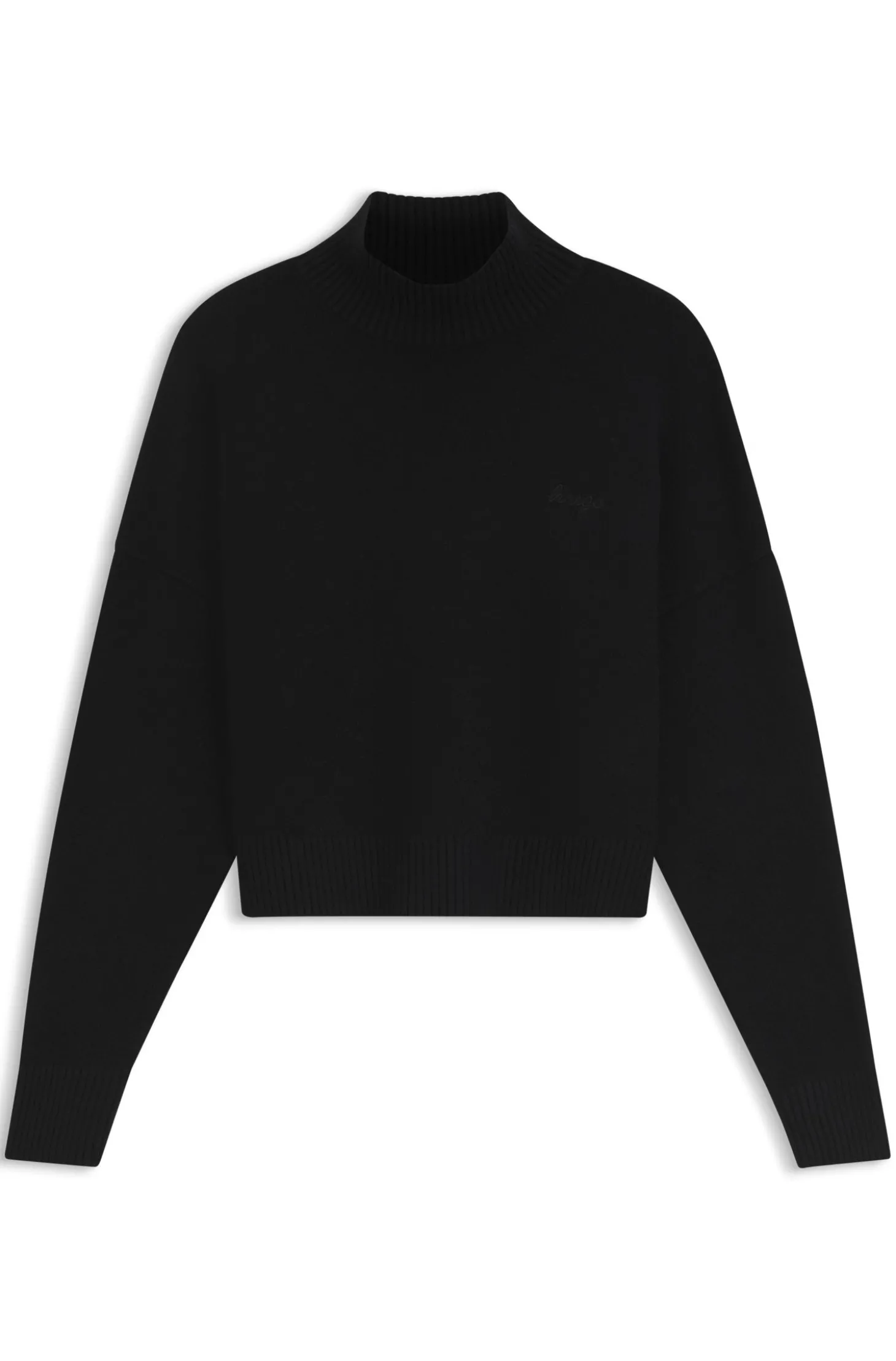 Relaxed-Fit Pullover mit Stehkragen