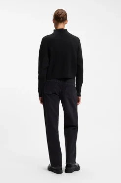 Relaxed-Fit Pullover mit Stehkragen