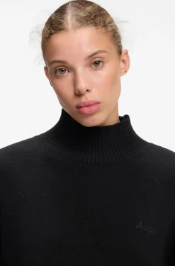 Relaxed-Fit Pullover mit Stehkragen