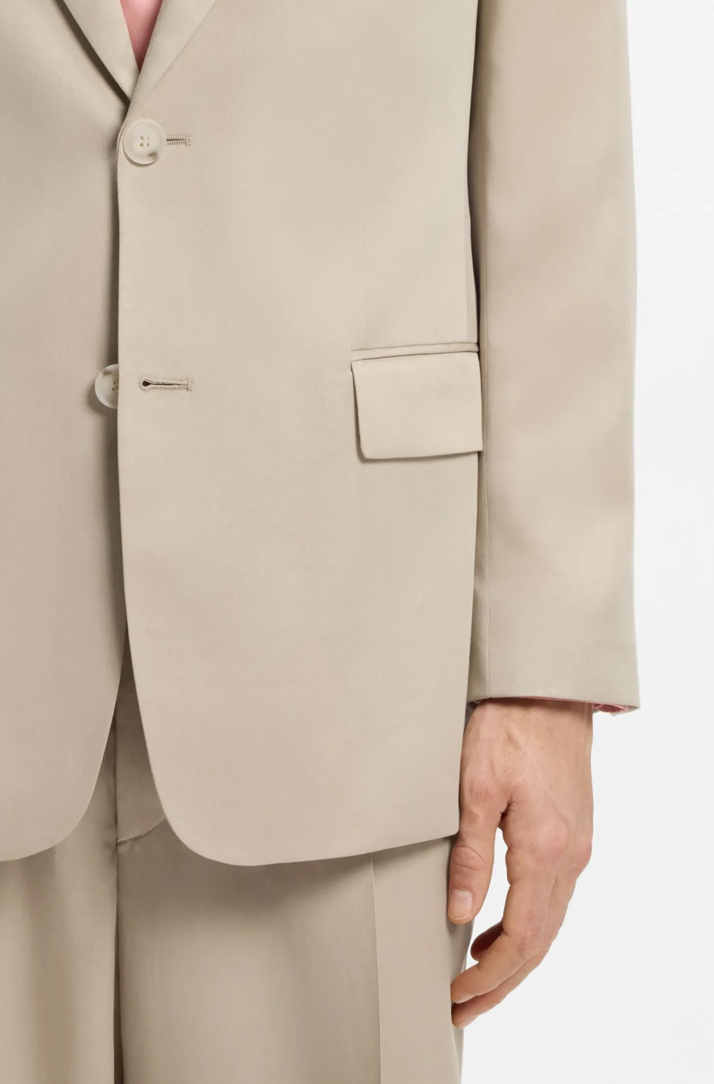 Relaxed-Fit Sakko aus Twill
