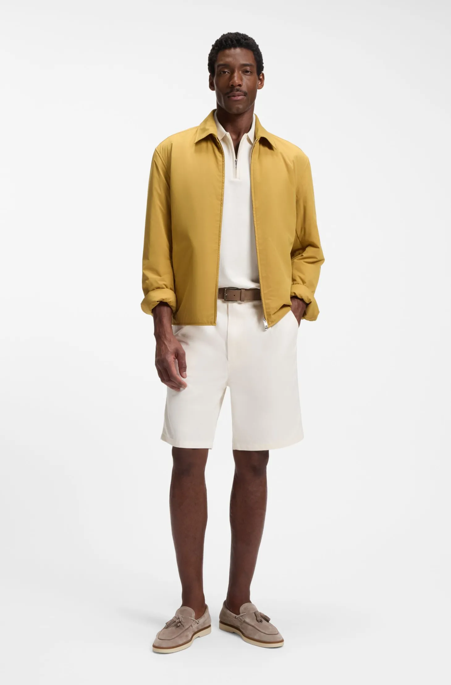 Relaxed-Fit Shorts aus Baumwolle mit Twill-Struktur