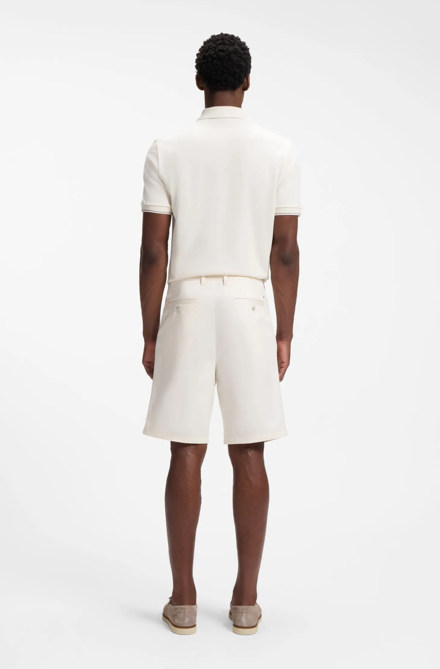 Relaxed-Fit Shorts aus Baumwolle mit Twill-Struktur