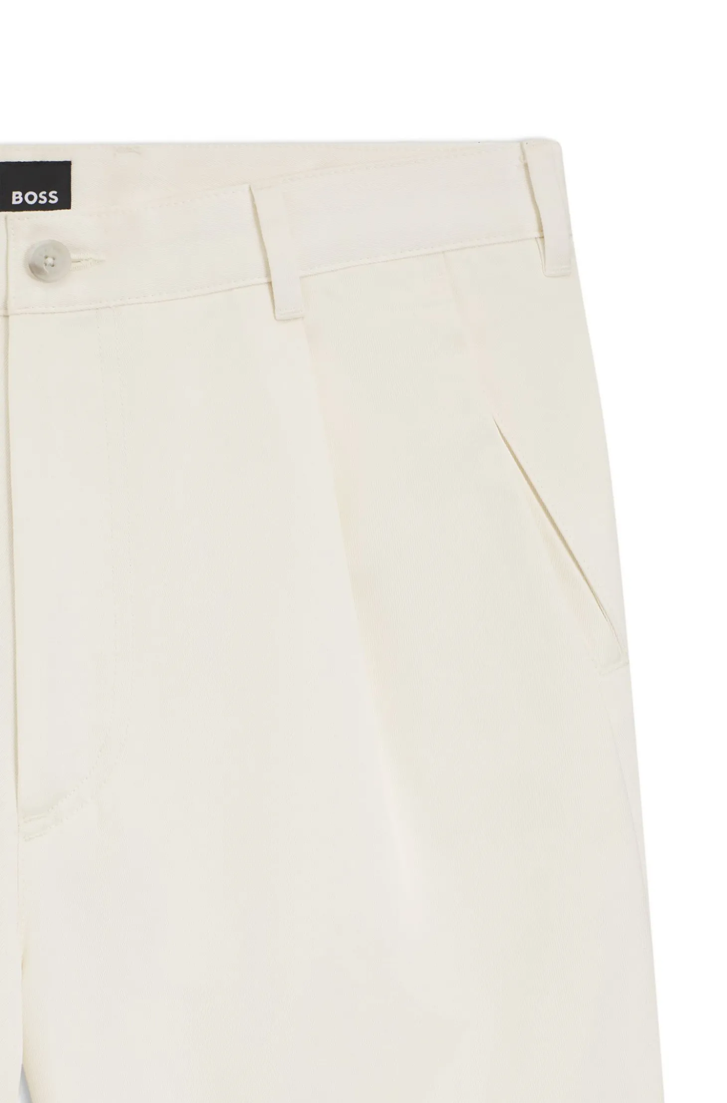 Relaxed-Fit Shorts aus Baumwolle mit Twill-Struktur