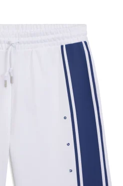 Relaxed-Fit Shorts aus Baumwoll-Terry mit Seitenstreifen