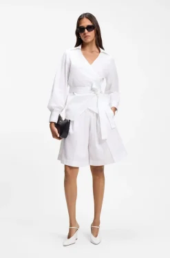 Relaxed-Fit Shorts aus Baumwoll-Popeline