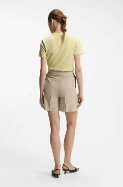 Relaxed-Fit Shorts aus Baumwoll-Mix mit Nadelstreifen