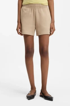 Relaxed-Fit Shorts aus Baumwoll-Terry mit Logo-Stickerei