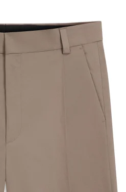 Relaxed-Fit Shorts aus elastischem Baumwoll-Twill