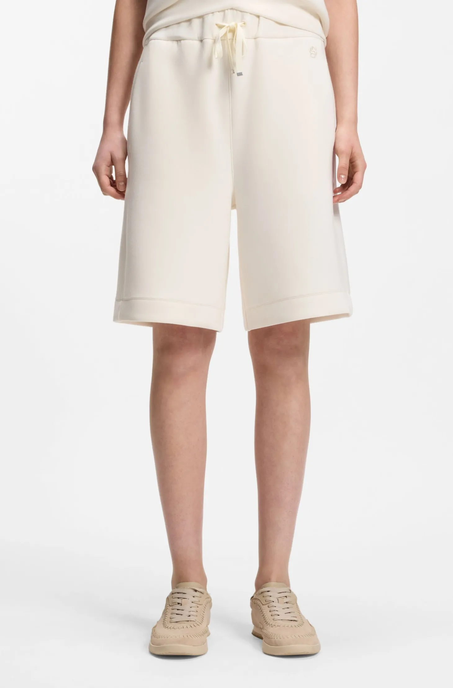 Relaxed-Fit Shorts aus Stretch-Jersey