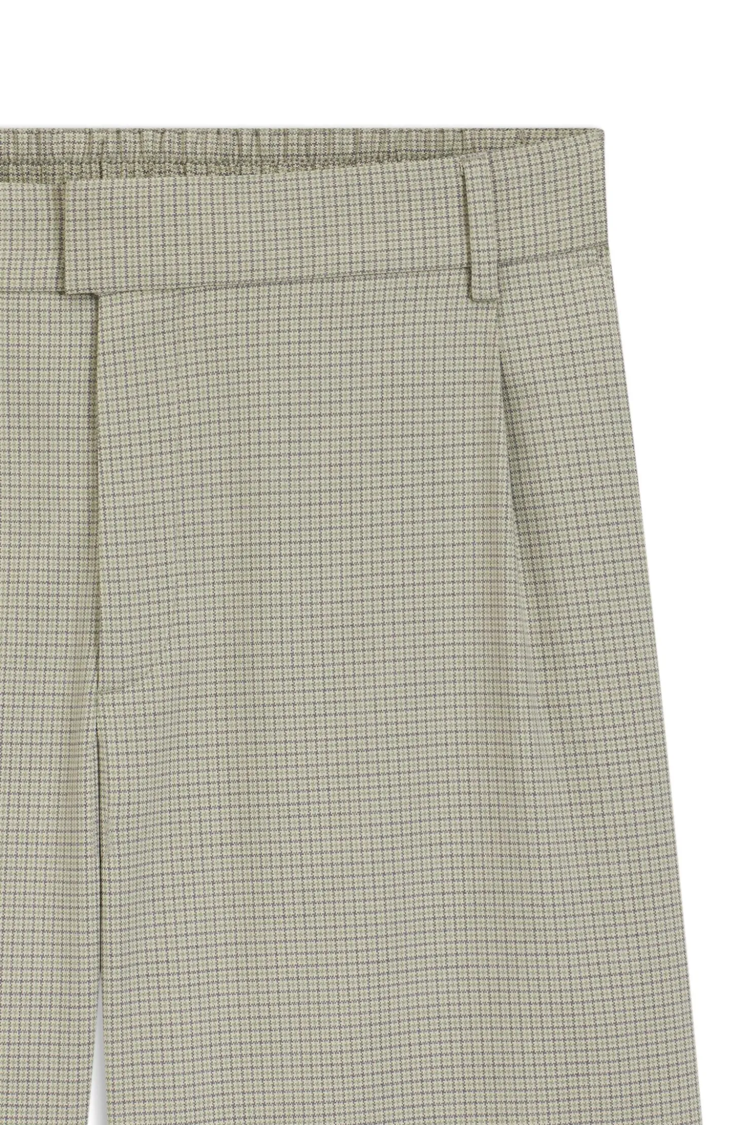Relaxed-Fit Shorts mit Hahnentritt-Muster