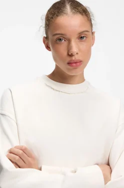 Relaxed-Fit Sweatshirt aus Baumwolle mit Logo-Stickerei