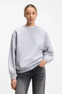 Relaxed-Fit Sweatshirt aus Baumwoll-Terry mit Grafik-Prints