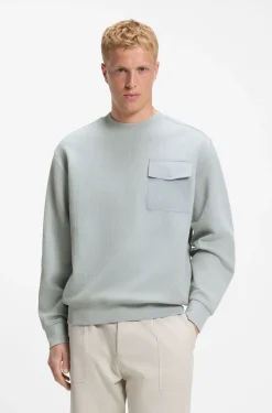 Relaxed-Fit Sweatshirt aus Stretch-Baumwolle