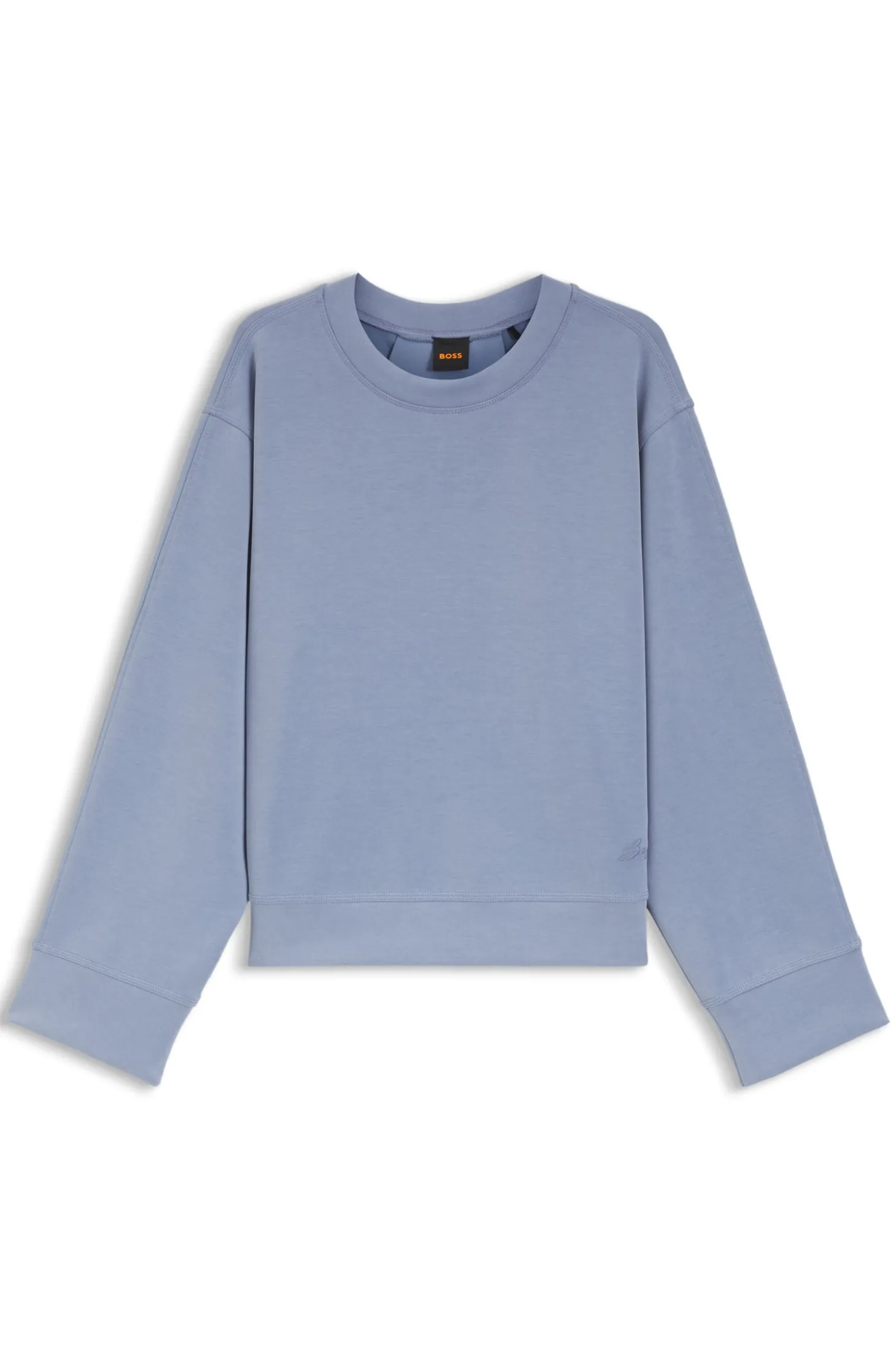 Relaxed-Fit Sweatshirt mit Logo-Stickerei