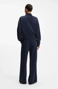 Relaxed-Fit Sweatshirt mit Paspel-Details
