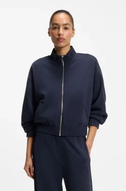 Relaxed-Fit Sweatshirt mit Paspel-Details