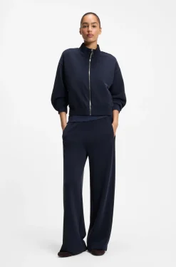 Relaxed-Fit Sweatshirt mit Paspel-Details
