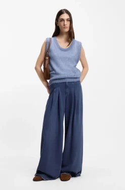 Relaxed-Fit Top mit großmaschiger Strick-Struktur