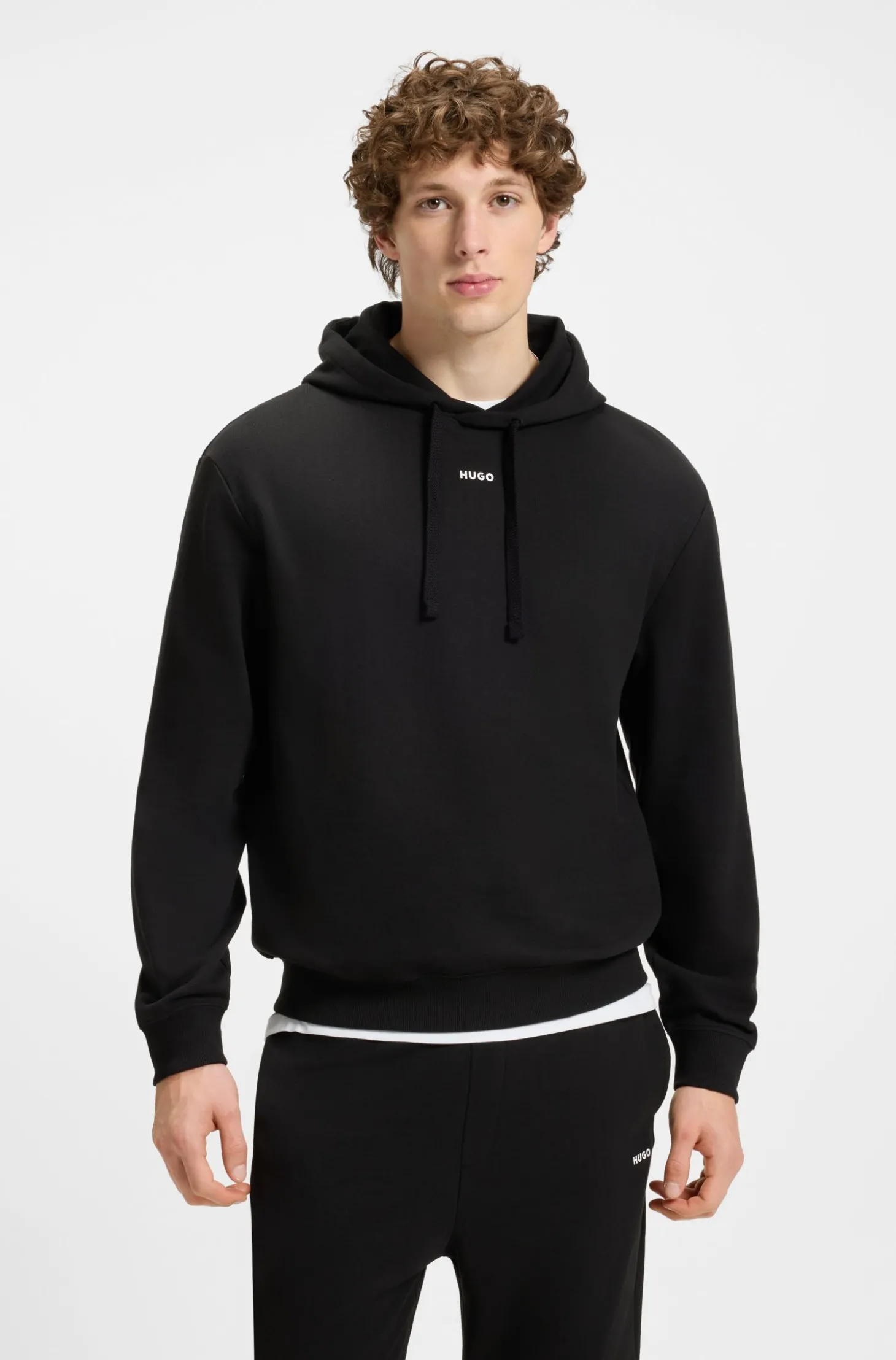 Relaxed-Fit Trainingsanzug-Set aus Baumwolle mit Logo