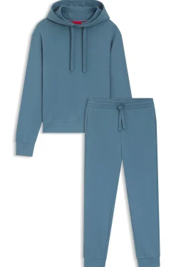 Relaxed-Fit Trainingsanzug-Set aus Baumwolle mit Logo
