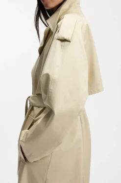Relaxed-Fit Trenchcoat aus wasserabweisender Baumwolle mit Stretch-Anteil