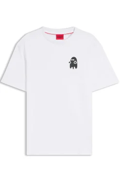 Relaxed-Fit T-Shirt aus Baumwolle mit Horror-Grafik