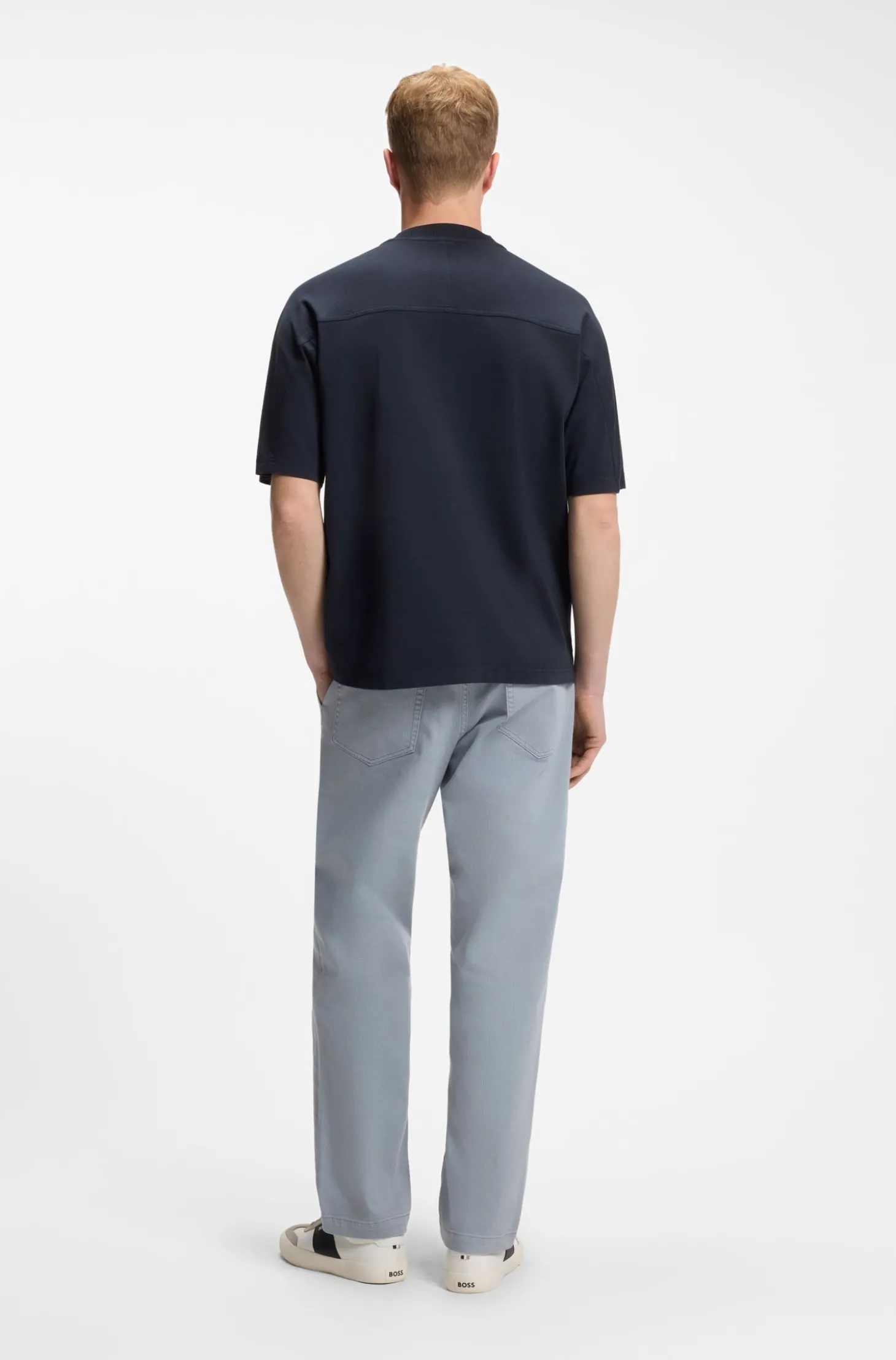 Relaxed-Fit T-Shirt aus Baumwolle mit Logo-Stickerei
