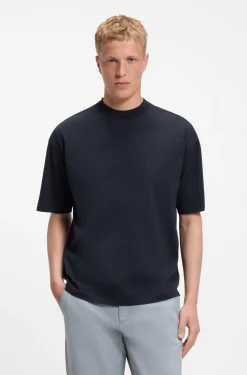 Relaxed-Fit T-Shirt aus Baumwolle mit Logo-Stickerei