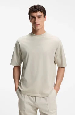 Relaxed-Fit T-Shirt aus Baumwolle mit Logo-Stickerei