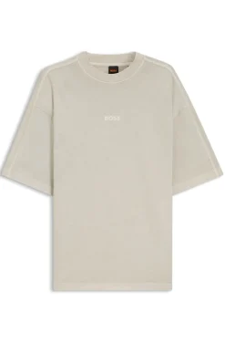 Relaxed-Fit T-Shirt aus Baumwolle mit Logo-Stickerei